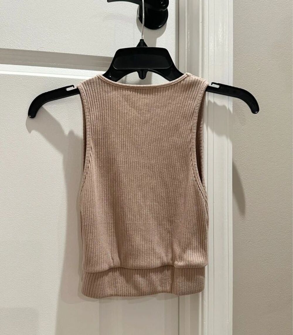 Zara Ribbed Tank Top - Picture 4 of 6